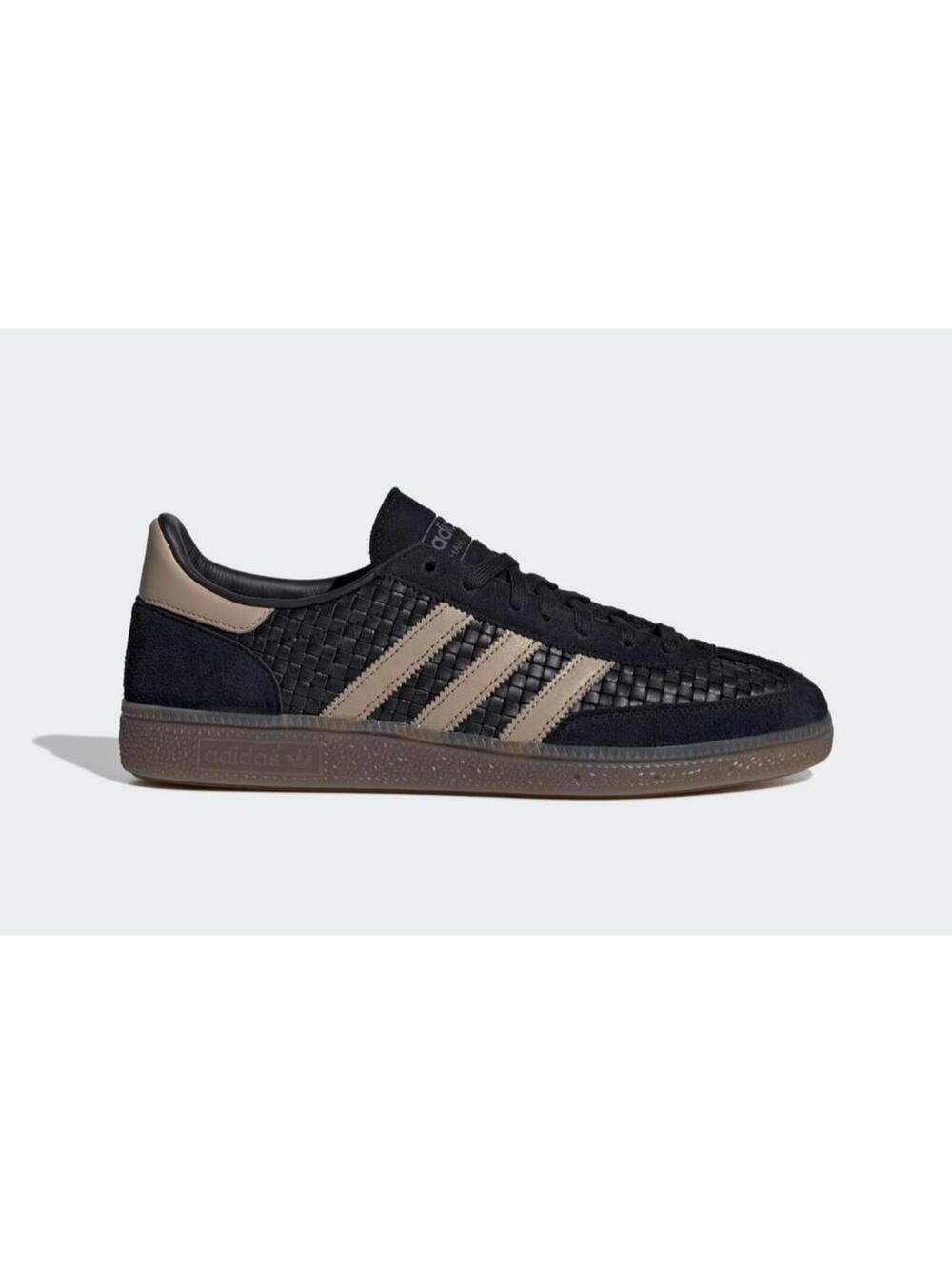 Adidas Handball Spezial Basket Weave Black Khaki Mens Size 5.5 /Women 6.5 KI8688